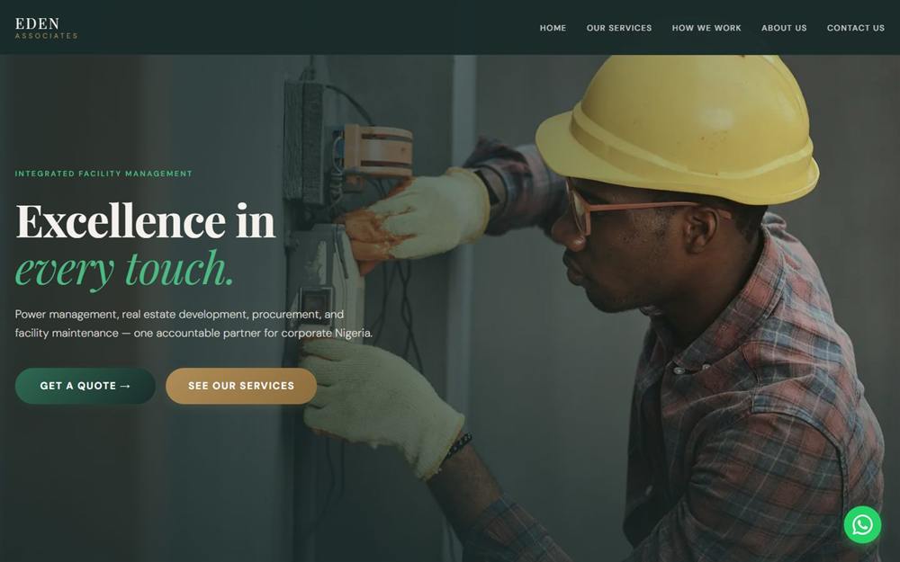 Eden Associates website