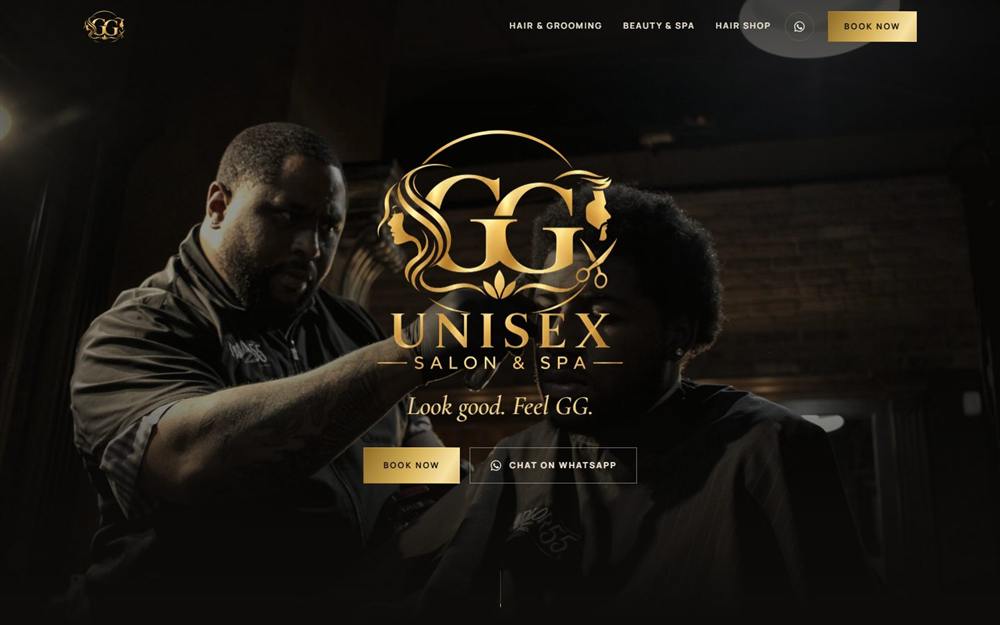 GG Salon website